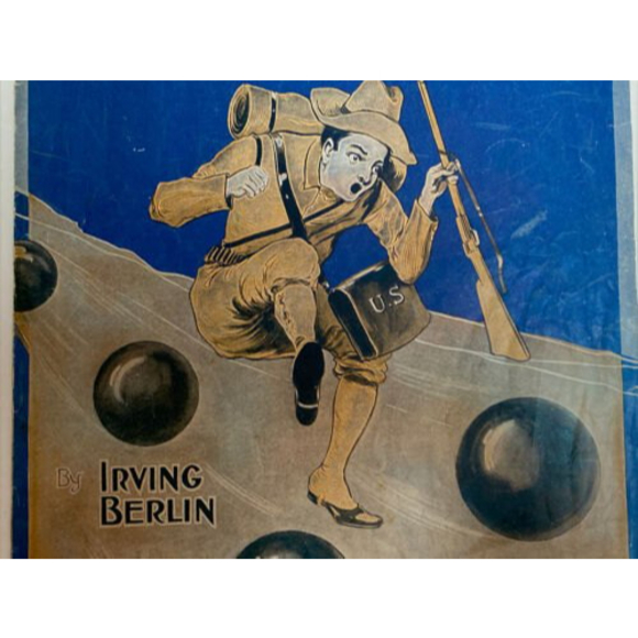 Vintage The Ragtime Soldier Man by Irving Berlin 1912 antique sheet music Jazz - Picture 3 of 12